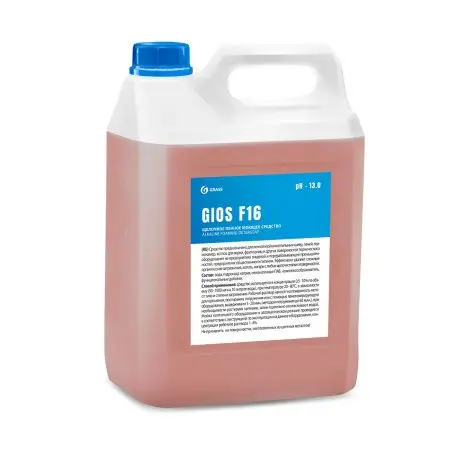 Фото №1 - Grass: GIOS F16 5л высокощелочное пенное моющее средство