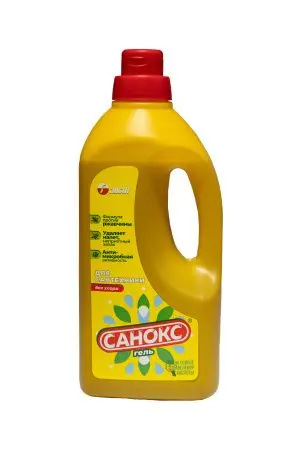 Фото №1 - Чистящее средство: САНОКС-ГЕЛЬ 1,1кг гель для сантехники