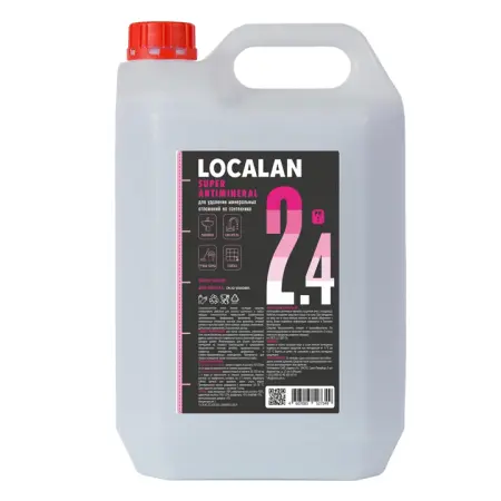 Localan: Super Antimineral 2.4 5л для чистки сантехники стен,полов и прочих кислотостойкий поверхностей