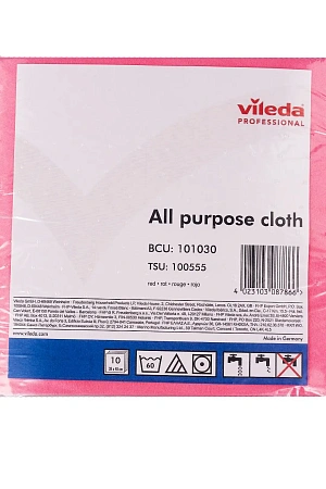Фото №2 - Vileda: Салфетка* Универсальная 38х40см красный