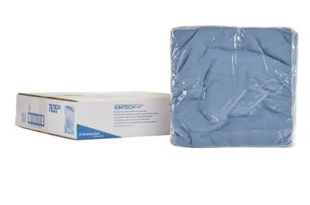 Kimberly-Clark: Салфетки Кимтех 39х39см полировочные из микрофибры синие /пач.=25 шт.
