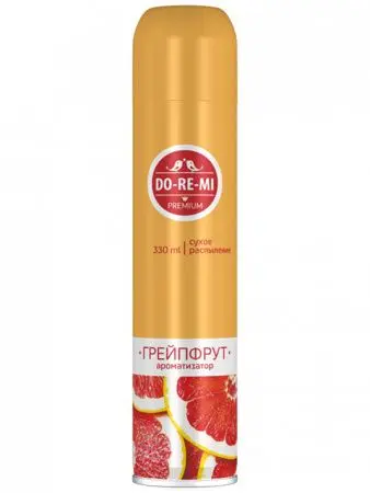 Освежители воздуха: ДО-РЕ-МИ 330мл ГРЕЙПФРУТ ФРЕШ Премиум сух расп