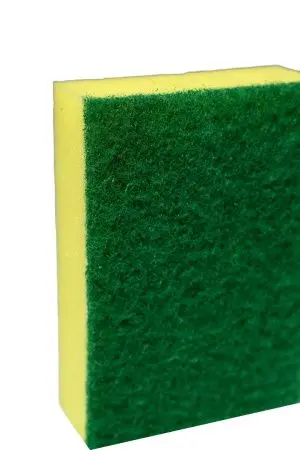Губки,скрабы: для посуды VCLEAN Гигант 14х9.5х4 поролон+абразив