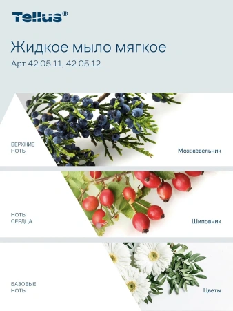 ТОРК: Tellus Мыло S1 Комфорт 1л жидкое для рук МЯГКОЕ