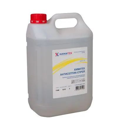 Химитек: Антисептик-спрей 5л для дезинфекции рук