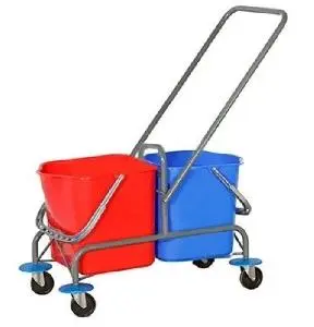 Вик: Тележка 2х25л металл без отжима