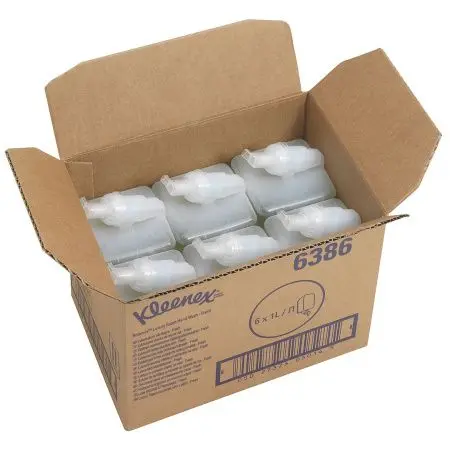 Kimberly-Clark: Мыло Клинекс 1л пенное Люкс Фреш экстракт алоэ-вера / огурец
