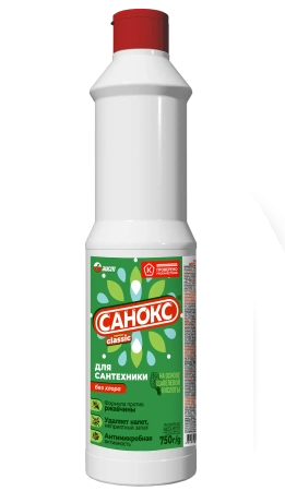 Чистящее средство: САНОКС 750г для сантехники