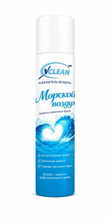 Освежители воздуха: VCLEAN 300мл МОРСКОЙ ВОЗДУХ