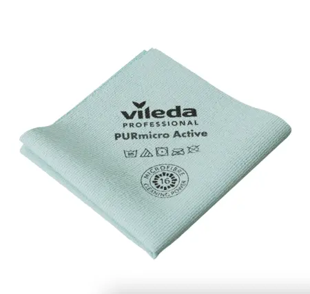 Фото №1 - Vileda: Салфетка ПУРмикро Актив 38х35 зеленая