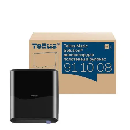 ТОРК: Tellus Диспенсер HT1 Matic Solution для рулонных полотенец черный