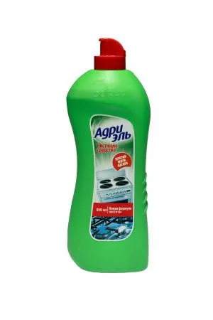 Фото №1 - Чистящее средство: АДРИЭЛЬ 850мл от нагара,жира для плит,духовок