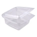 Превью №1 - Одноразовая продукция: Контейнер с неразъемной крышкой 350мл 137х137х45мм прозрачный КР-СК