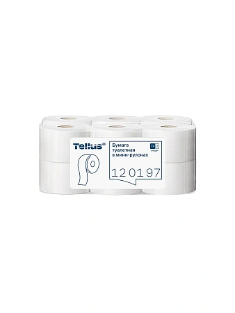 Фото №4 - ТОРК: Tellus Бумага туалетная T2 Стандарт 1сл 200м/9,5 белая