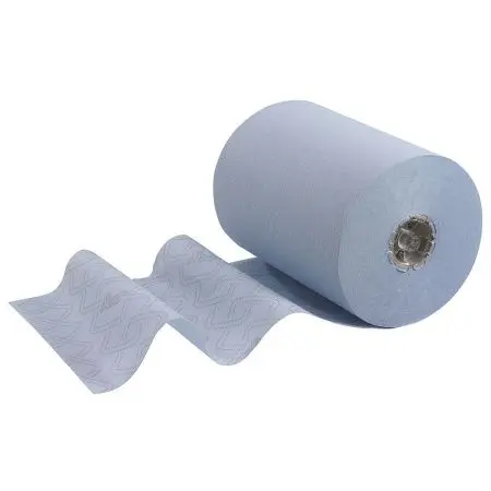 Kimberly-Clark: Полотенца бумажные Скотт Слимролл 1сл 190м/19,8 синие