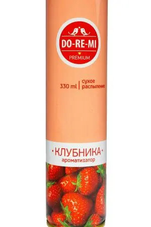 Освежители воздуха: ДО-РЕ-МИ 330мл ПРЕМИУМ Клубника со сливками сухое распыление
