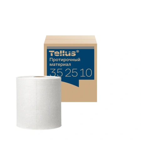 ТОРК: Tellus Материал протирочный нетканый WM1/WM3 ЦВ 1сл 400л 31,5х38,5см белый