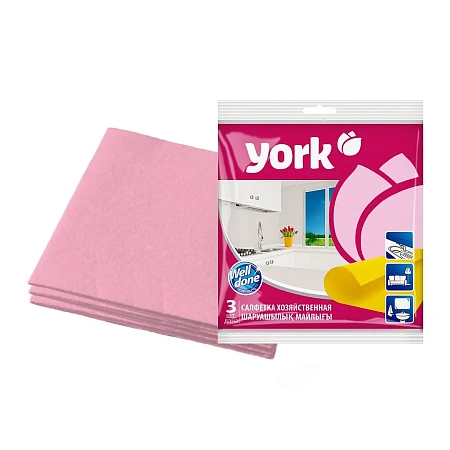 Фото №6 - ХозСалфетки: для мебели YORK 35х35 вискоза /пач.=3 шт.