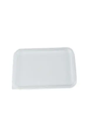 Одноразовая продукция: Крышка к контейнеру 179х132мм прямоугольная Д-Полимер /пач.=50 шт.