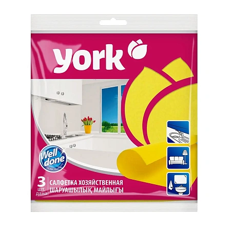 Фото №17 - ХозСалфетки: для мебели YORK 35х35 вискоза /пач.=3 шт.