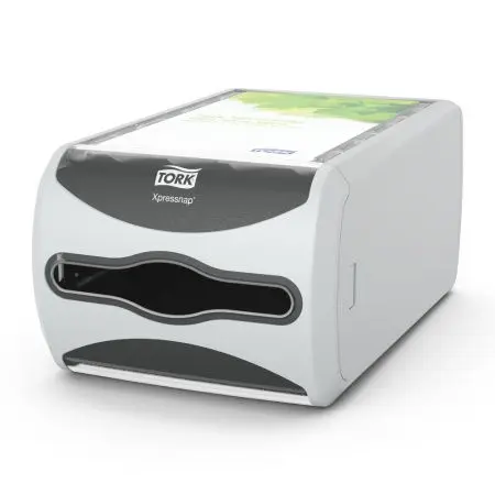 Tork: Диспенсер N4 Interfold для салфеток серый для линии раздачи на 400шт