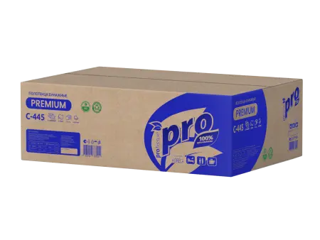 Вик: Полотенца бумажные Z 2сл 200л 21,5х24см белые PROtissue Instant