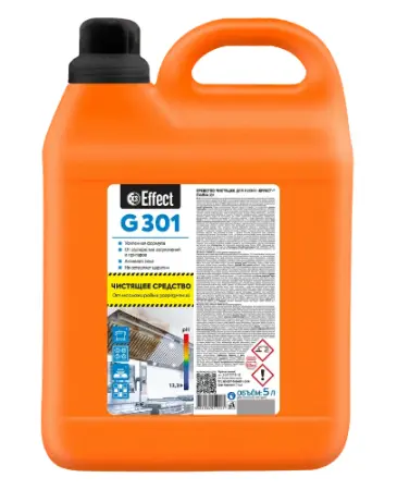 Фото №1 - Effect: ГАММА-301 5л ср-во чистящее для кухни