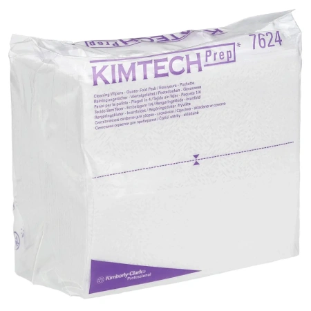 Фото №1 - Kimberly-Clark: Салфетки Кимтех Пьюр 1сл 38,5х35,1см белые /пач.=35 шт.