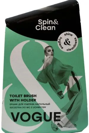 Хозяйственный инвентарь: Ерш унитазный с подставкой пластик(комплект) SVIP Vogue белый