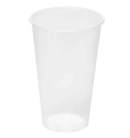 Одноразовая продукция: Стакан пластиковый 500мл прозрачный матовый Bubble Cup ПП /пач.=20 шт.