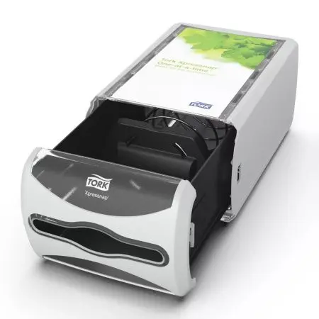 Tork: Диспенсер N4 Interfold для салфеток серый для линии раздачи на 400шт