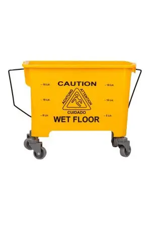 Вик: Ведро 20л для мытья окон на колесах пластик MRY