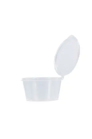 Одноразовая продукция: Соусник 80мл с крышкой /пач.=80 шт.