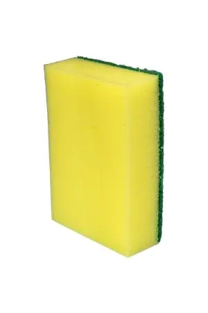 Губки,скрабы: для посуды VCLEAN Гигант 14х9.5х4 поролон+абразив