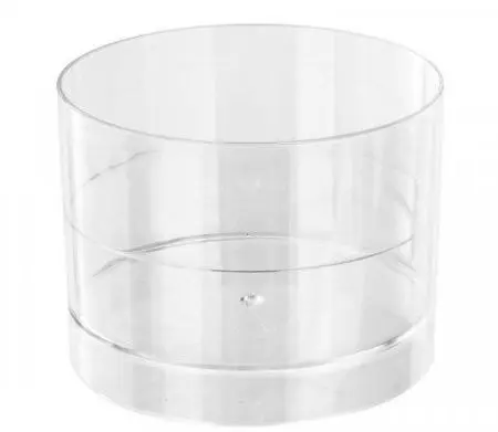 Одноразовая продукция: Форма фуршетная 60мл Ноль ПС прозрачная /пач.=15 шт.