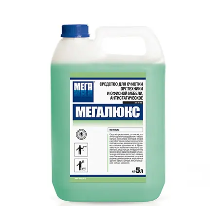 Мега: Мегалюкс 5л для оргтехники и офисной мебели с антистатиком