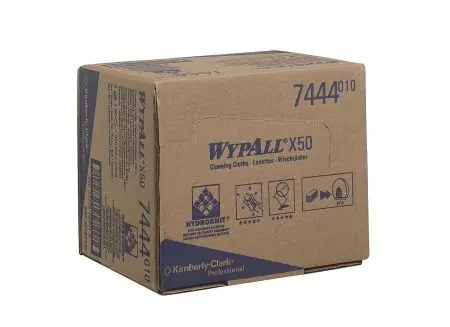 Kimberly-Clark: Салфетки Вайпол Х50 1сл 41,6х24,5см красные /пач.=50 шт.
