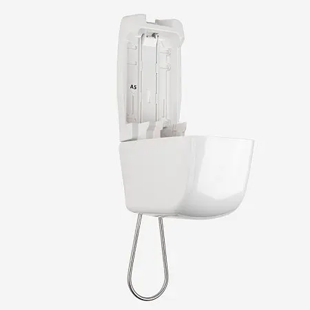 Фото №3 - Кеман: Диспенсер локтевой А5 1000мл под картриджи с пенным и жидким дозированием белый