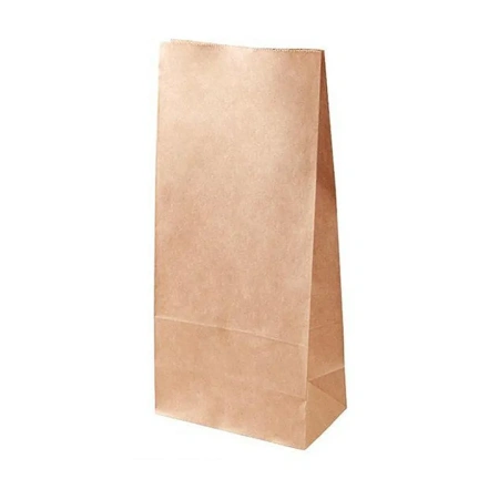 Фото №1 - Одноразовая продукция: Пакет бумажный V-дно 90х40х205мм крафт