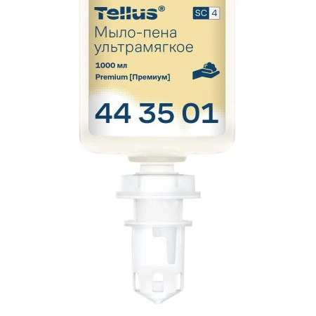 ТОРК: Tellus Мыло SC4 пена 1л Премиум Ультрамягкое прозрачное