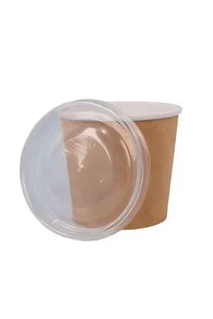 Одноразовая продукция: Крышка к контейнеру 350мл 95мм круглая /пач.=60 шт.