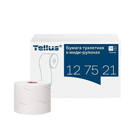 Фото №3 - ТОРК: Tellus Бумага туалетная T6 Премиум 2сл 90м/9,9 миди белая