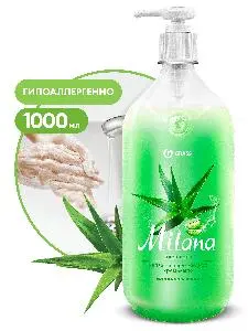 Grass: Милана 1л крем-мыло Алоэ Вера с дозатором