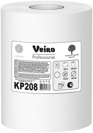 VEIRO: Полотенца бумажные ЦВ 2сл 100м/20 Comfort белые