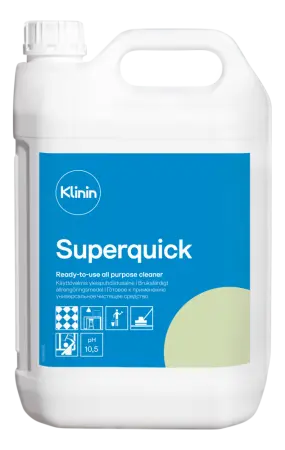 Klinin: Суперквик 5л для стеклянных и зеркальных поверхностей