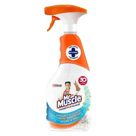 Чистящее средство: МИСТЕР МУСКУЛ 520мл универсальный (триггер)