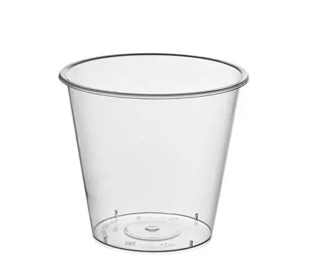 Одноразовая продукция: Стакан пластиковый 300мл d-90мм прозрачный глянец Bubble Cup ПП /пач.=50 шт.