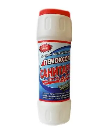 Чистящее средство: ПЕМОКСОЛЬ Чистоделофф 500г Санитарный с хлором