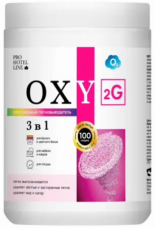 Pro-Brite: Oxy 2G 1кг пятновыводитель кислородный порошок