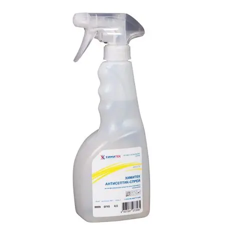 Химитек: Антисептик-спрей 500мл для дезинфекции рук с триггером
